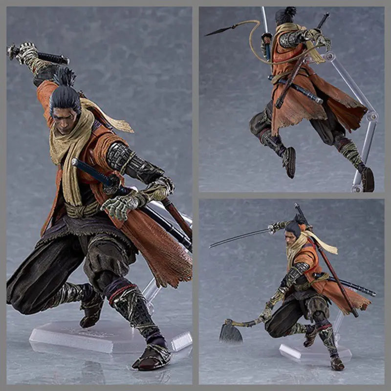 🐺 Sekiro The Wolf Deluxe Action Figure - Shadows Die Twice Collectible with Jointed Design