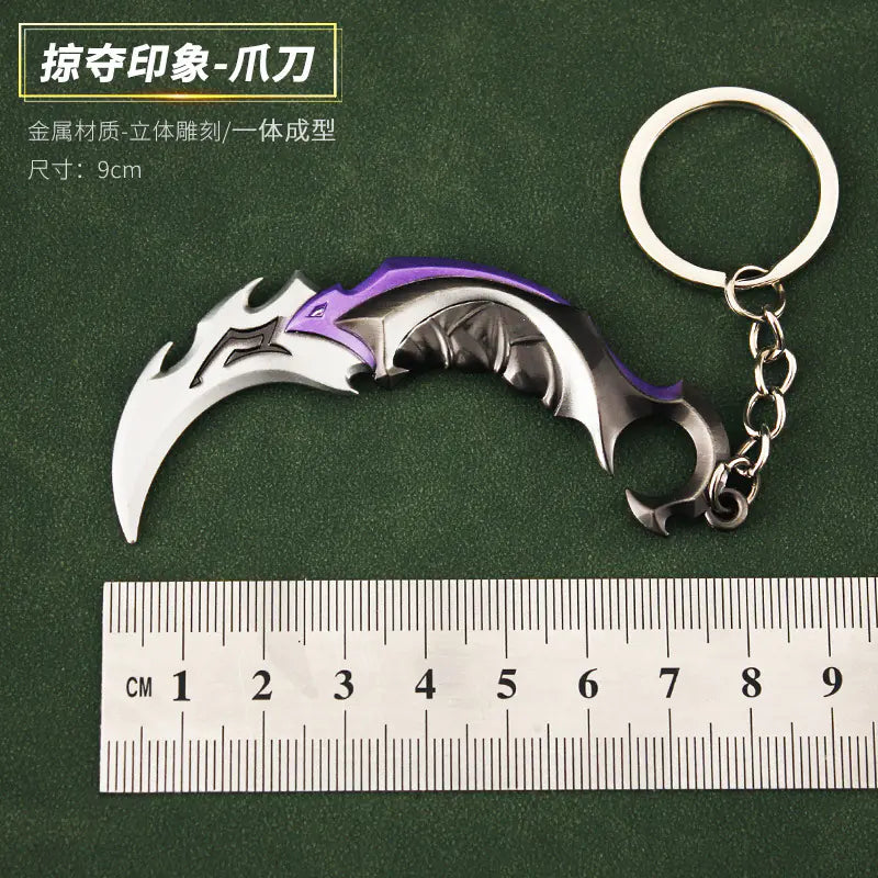 Valorant Keychain Set - Metal Weapon Replies