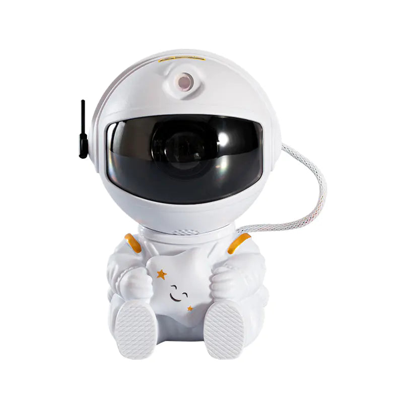 Astronaut LED Star Projector – Galaxy Night Light for Room & Desk 🌌