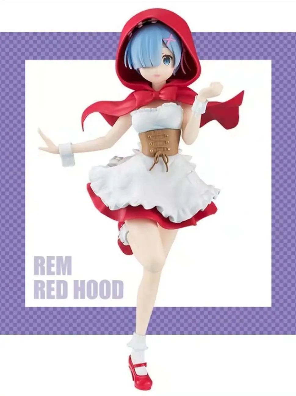 Rem and Ram Red Hood Figure