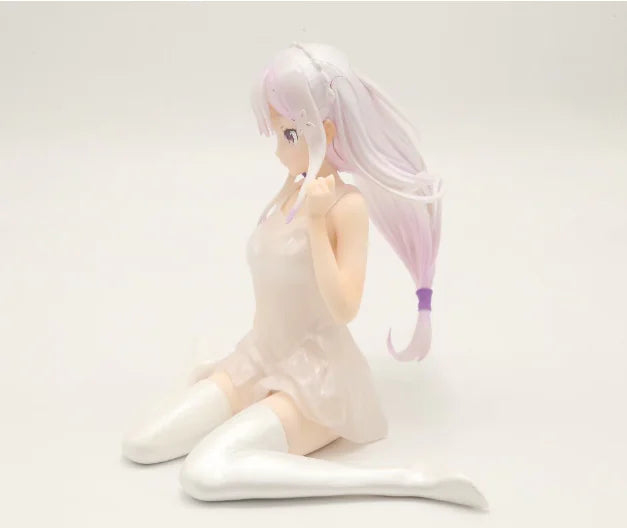 Re:Zero Rem, Ram & Emilia Figure Set – Pajamas & Lingerie Collectible Models