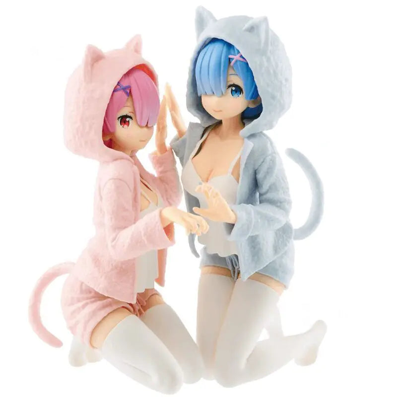 Rem & Ram Figures – Re:Zero Cat Sisters Collectible