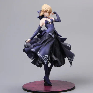 Grand Scale Saber Alter Figure - Dark Dress Collectible with Interchangeable Arm