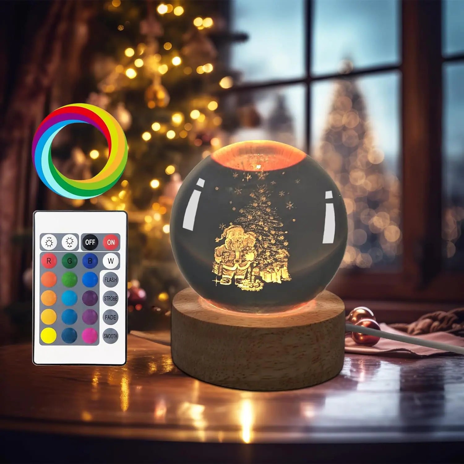 🪐 3D Solar System Crystal Ball Night Light with Remote – Premium Collector Edition