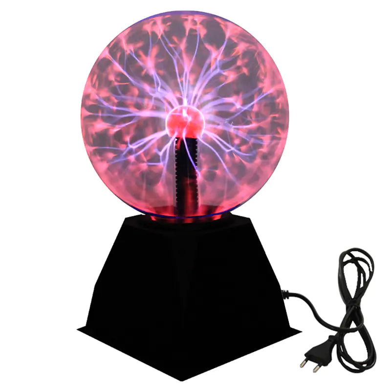 USB Plasma Magic Ball Lamp | Sound-Activated Lightning Sphere Light for Room Decor