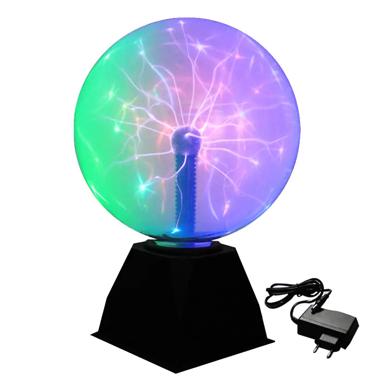 USB Plasma Magic Ball Lamp | Sound-Activated Lightning Sphere Light for Room Decor