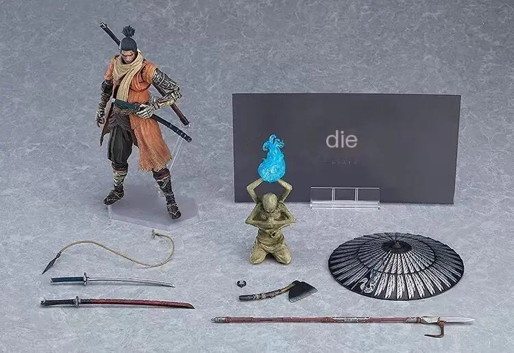 🐺 Sekiro The Wolf Deluxe Action Figure - Shadows Die Twice Collectible with Jointed Design