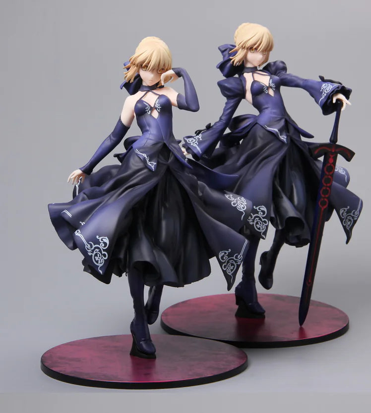 Grand Scale Saber Alter Figure - Dark Dress Collectible with Interchangeable Arm
